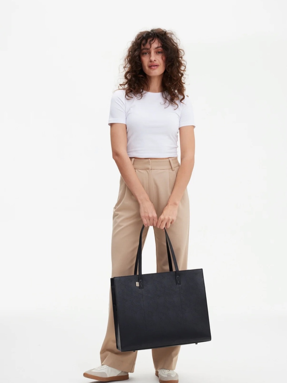 Beis Large Work Tote in Black